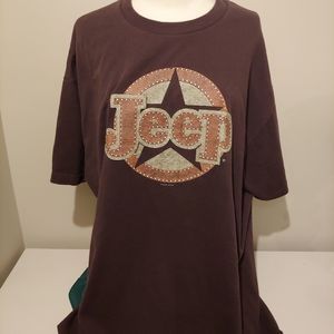 Mens 2XL Jeep Shirt EUC